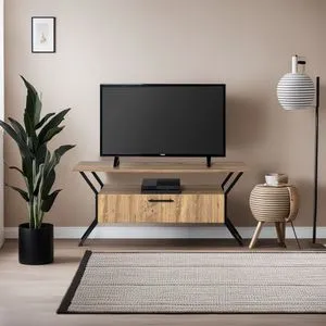 Tarz - Walnut Walnut
Black TV Stand