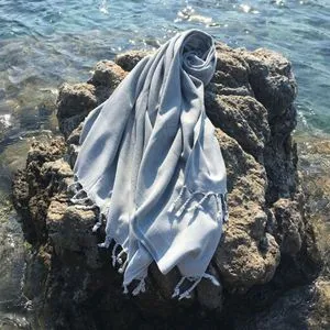 Taslanmis - Grey Grey Fouta (Beach Towel)