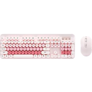 Tastatura I Miš Set Op24376 Ljubičasta-Roze