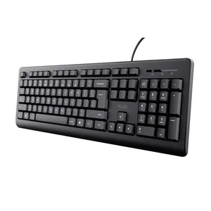 Tastatura TRUST Basic žična US crna