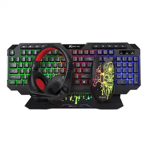 TASTATURA+MIS+SLUSALICE+PODLOGA USB XTRIKE CMX415 4U1
