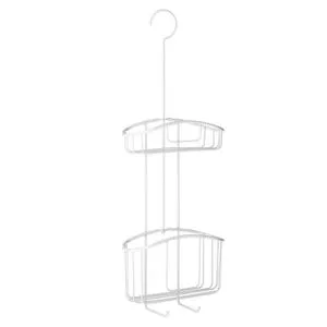 TATAY VISEĆA DVOSTRUKA POLICA ZA TUŠ 22,5X9X60 CM INOX BELA 4437903