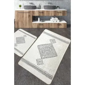 Tatiana Multicolor Bathmat Set (2 Pieces)