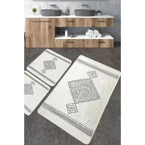 Tatiana Multicolor Bathmat Set (3 Pieces)