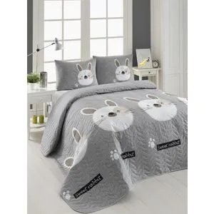 Tavşancık - Light Brown, Grey, Pink Grey
Brown
White
Pink King Quilted Bedspread Set (FR)