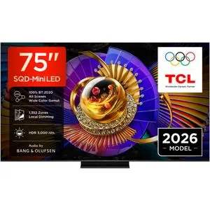 TCL 75C7L televizor 75" SQD-Mini LED 4K UHD 144Hz Google TV Bang & Olufsen
