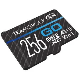 TeamGroup MICRO SDHC/SDXC 256GB GO UHS-I U3 V30, 100/50MB/s +SD Adapter TGUSDX256GU303