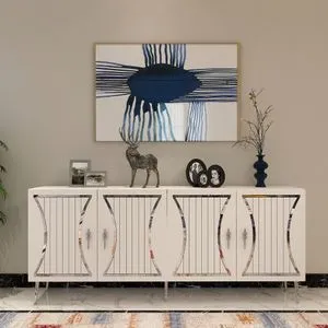 Tean - White, Silver White
Silver Console