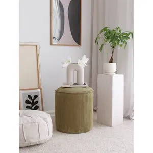 Teddy Fitilli - Khaki Khaki Pouffe