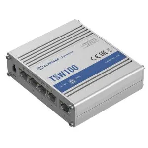 Teltonika 4x10/100/1000TX(POE+, 60W)) + 1x10/100/1000TX