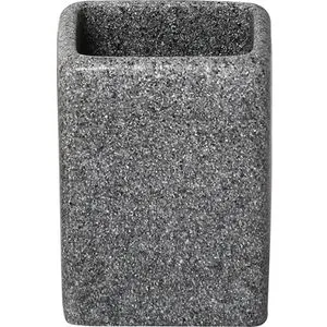 TENDANCE ČAŠA SQUARE 6,8X6,8X9CM POLIRESIN SIVA 6194180