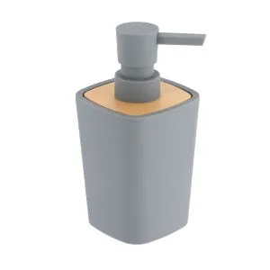 TENDANCE DOZER ZA TEČNI SAPUN 7,5X7,5X15,5CM ABS/BAMBUS SIVA 62110180