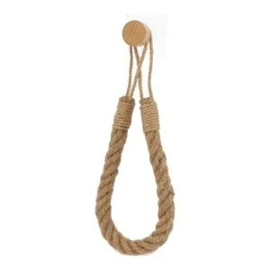 TENDANCE DRŽAČ TOALET PAPIRA ILI PEŠKIRA SA KANAPOM SAMOLEPLJIVI 30X14X4CM BAMBUS 91049104