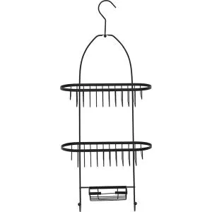 TENDANCE DVOSTRUKA VISEĆA POLICA SA POSUDOM ZA SAPUN 26X11X63CM METAL  9184108