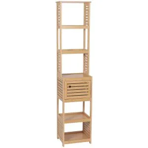 Tendance kupatilski ormarić 1 vrata i 5 polica Trinidad 38,5X30X170Cm Mdf Bamboo 9901764
