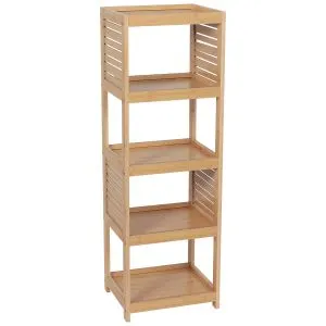 Tendance kupatilski ormarić sa 5 polica Trinidad 37X30X109Cm Mdf Bamboo 9932764