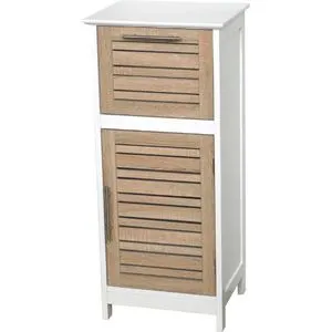 TENDANCE KUPATILSKI ORMARIĆ SA VRATIMA I FIOKOM STOCKHOLM 36,5X30X83CM MDF BAMBUS BELA 9902306