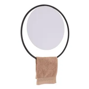 TENDANCE OGLEDALO OKRUGLO 37CM CRNA