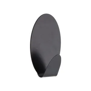 Tendance ovalna kukica 3m 4,5 x 3 x 7 metal crna 9049103
