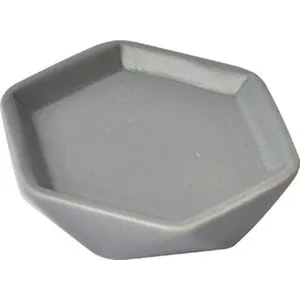 TENDANCE POSUDA ZA SAPUN DIJAMANT 2X11,5 CM KERAMIKA TAMNO SIVA 6480181