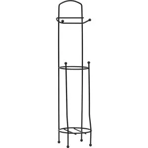 TENDANCE SAMOSTOJEĆI DRŽAČ TOALET PAPIRA METAL CRNA 9623108