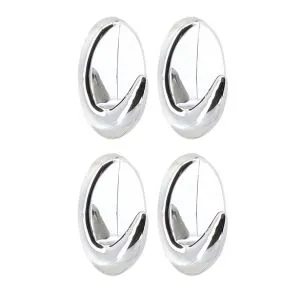 Tendance set 4 kukice 3m 2,5 x 3,5 x 4 plastična hrom 9044102