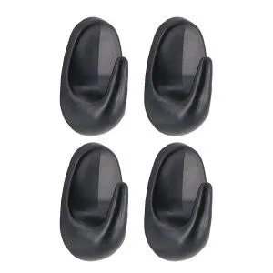 Tendance set 4 kukice 3m 2,8 x 1,8 x 4,5 plastična crna 9041103