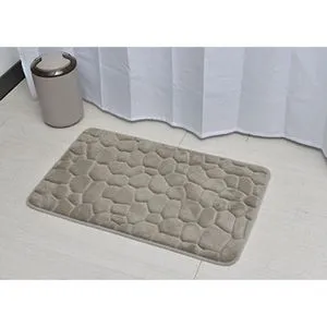 TENDANCE TEPIH ZA KADU PEBBLE 50X80CM MEMORIJSKA PENA SIVO SMEĐA  7718N165