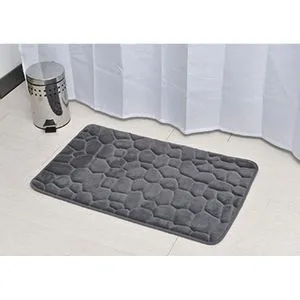 TENDANCE TEPIH ZA KUPATILO PEBBLE 50X80 CM MEMORIJSKA PENA, TAMNO SIVA 7718N181