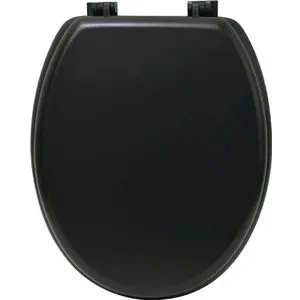 TENDANCE WC DASKA MDF SA PLASTIČNIM OKOVIMA 37,5X46CM MDF CRNA 4101108