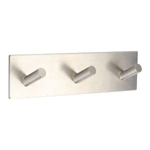 Tendance zidni četvrtasti čiviluk sa 3 kukice 3m  18 x 3 x 4,5 metal hrom 9057102