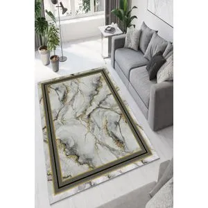 Tepih za hodnik Conceptum Hypnose W754 - Siva (100 x 200 cm)