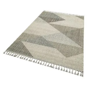 Teppich SH 08 - Sivi, Višebojni Tepih za Dnevnu Sobu (80 x 300 cm)