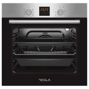 Tesla BO800SX Ugradna ventilatorska rerna, Inox