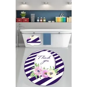 Thank You (200 cm) Multicolor Bathmat