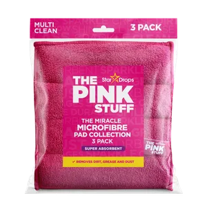 The Pink Stuff krpe za čišćenje  Mikrofiber 3 kom