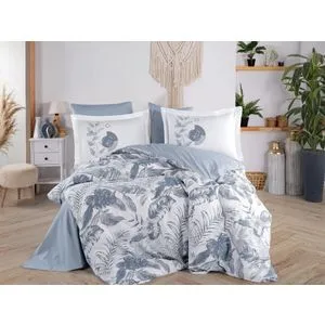 Tiffany - Denim Denim Poplin Double Quilt Cover Set