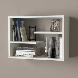 Tino - White White Wall Shelf