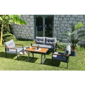 Tivoli - Sivi Baštenski Lounge Set