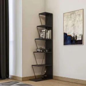 Tlos - Anthracite Anthracite Bookshelf