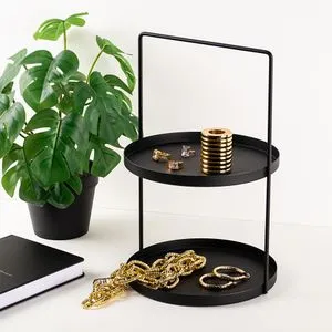 Tılos - Black Black Decorative Metal Accessory