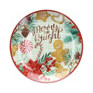 Tognana novogodišnji tanjir za posluživanje Gingerbread 30cm