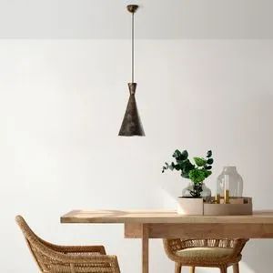 TOM-3541-RETRO Antik Hrom Chandelier