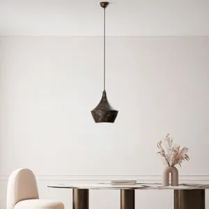 TOM-3551-RETRO Antik Hrom Chandelier
