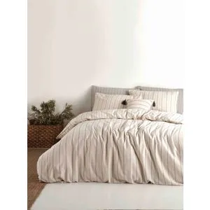 Tommy Light White Black Ranforce Set Posteljine