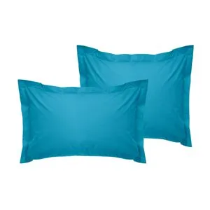 Tonne Bleue - 61 Turquoise Oxford Pillowcase Set (2 Pieces)
