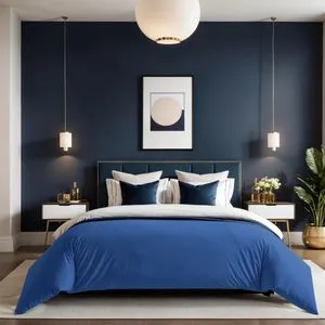 Tonne Bleue - 74 Blue Ranforce Double Quilt Cover (FR) (IT) (DE)