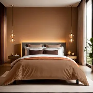 Tonne Brune - 85 Brown Ranforce Single Quilt Cover (FR)
