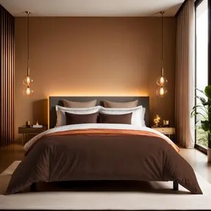 Tonne Brune - 88 Dark Brown Ranforce King Quilt Cover (FR) (IT)