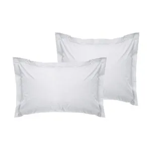Tonne Grise - 01 White Oxford Pillowcase Set (2 Pieces)